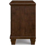 Danabrin Brown Twin Panel 6-Piece Bedroom Set w/ 2 Nightstands (Online Special Price) - Ornate Home