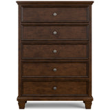 Danabrin Brown Twin Panel 6-Piece Bedroom Set w/ 2 Nightstands (Online Special Price) - Ornate Home