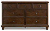 Danabrin Brown Twin Panel Bed, Dresser and Nightstand (Online Special Price) - Ornate Home