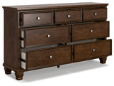 Danabrin Brown Twin Panel Bed, Dresser and Nightstand (Online Special Price) - Ornate Home