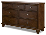 Danabrin Brown Twin Panel Bed, Dresser and Nightstand (Online Special Price) - Ornate Home