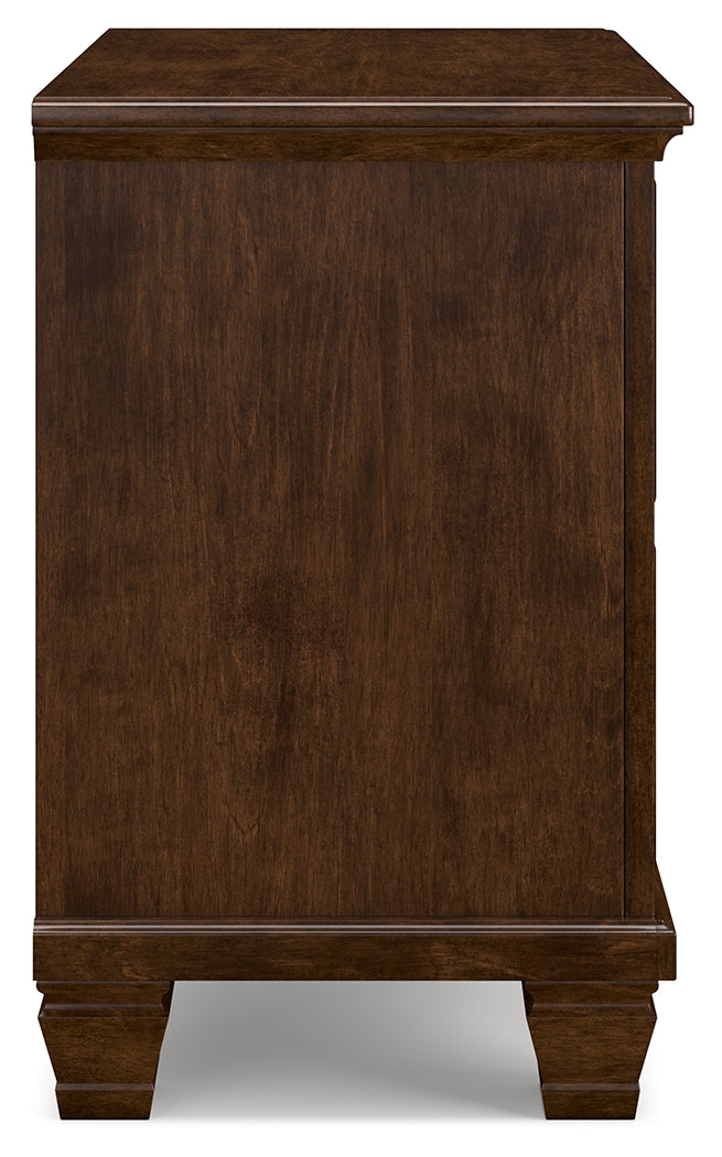 Danabrin Brown Twin Panel Bed, Dresser and Nightstand (Online Special Price) - Ornate Home