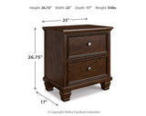 Danabrin Brown Twin Panel Bed, Dresser and Nightstand (Online Special Price) - Ornate Home