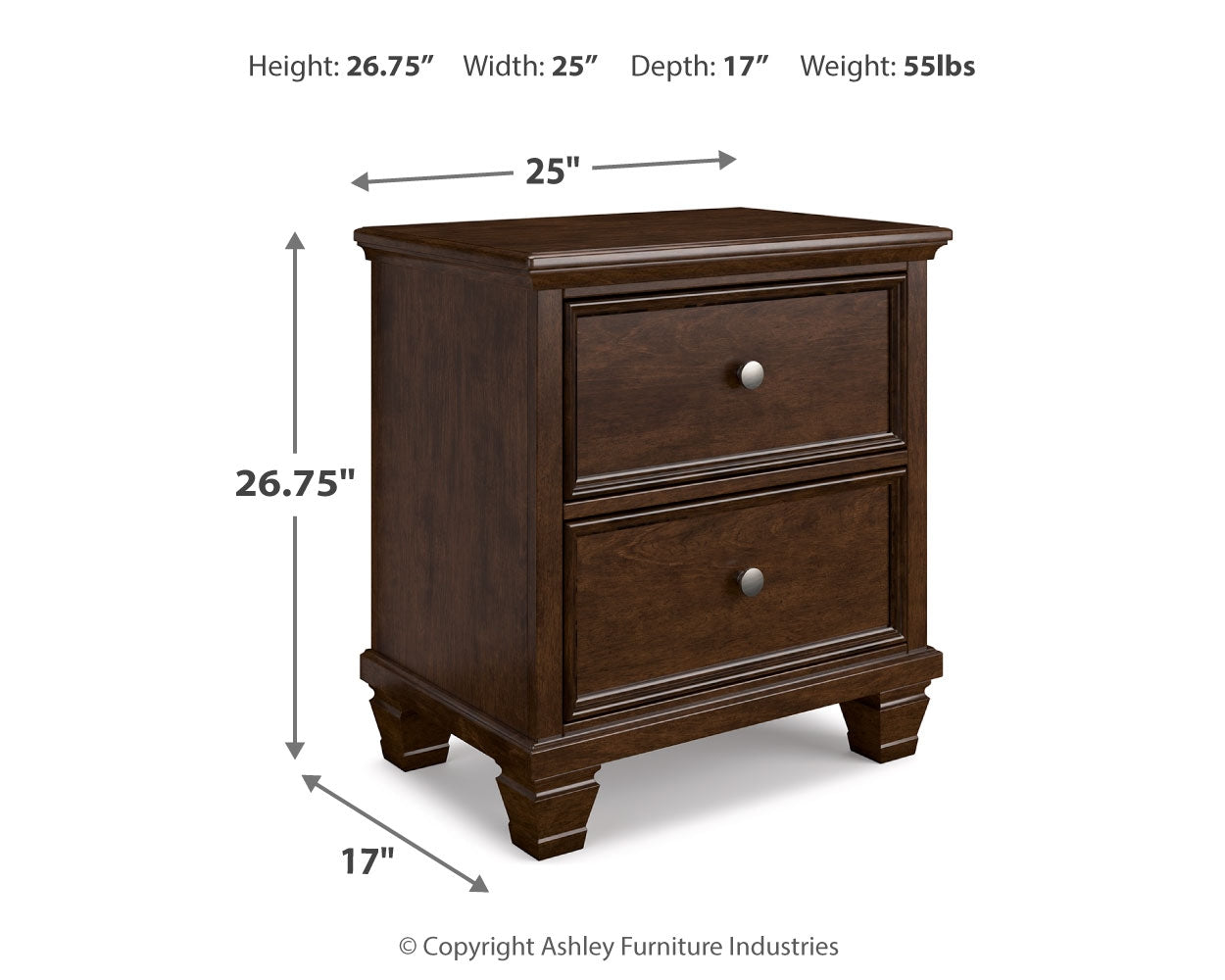 Danabrin Brown Twin Panel Bed, Dresser and Nightstand (Online Special Price) - Ornate Home