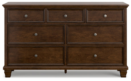 Danabrin Brown Twin Panel Bed, Dresser and Nightstand - Ornate Home