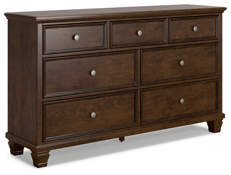 Danabrin Brown Twin Panel Bed, Dresser and Nightstand - Ornate Home