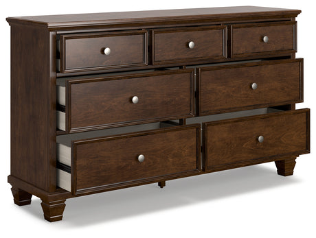 Danabrin Brown Twin Panel Bed, Dresser and Nightstand - Ornate Home