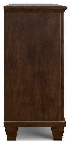 Danabrin Brown Twin Panel Bed, Dresser and Nightstand - Ornate Home