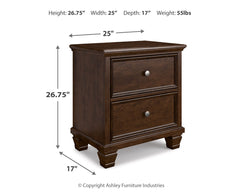 Danabrin Brown Twin Panel Bed, Dresser and Nightstand - Ornate Home