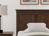 Danabrin Brown Twin Panel Storage Bed (Online Special Price) - Ornate Home