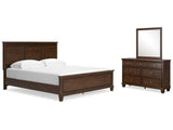 Danabrin California King Panel Bedroom Set with Dresser and Mirror - Ornate Home