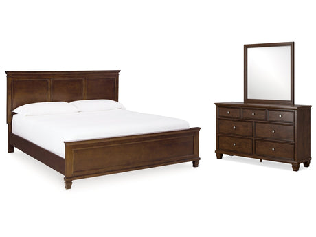 Danabrin King Panel Bedroom Set with Dresser and Mirror - Ornate Home
