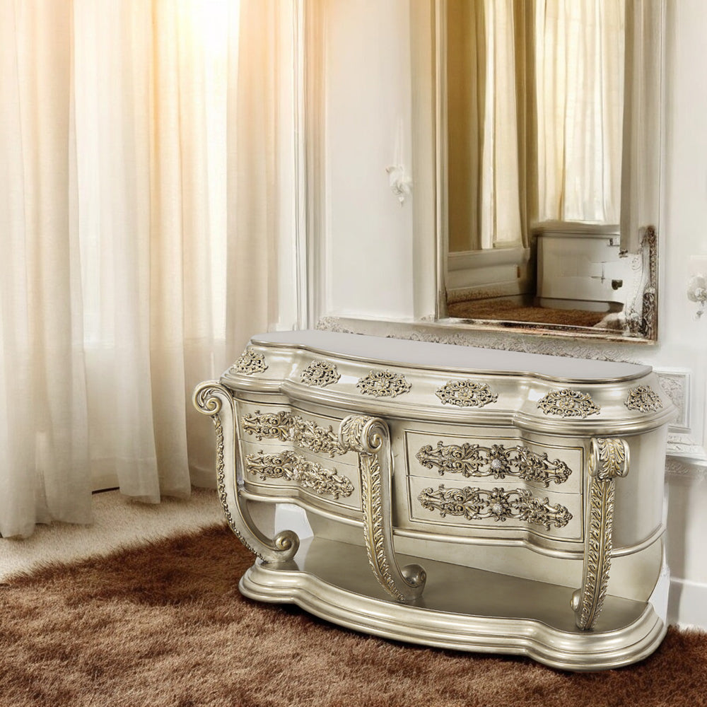 Danae Champagne Dresser - Ornate Home