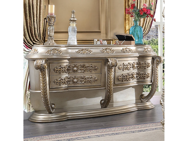 Danae Champagne Dresser - Ornate Home
