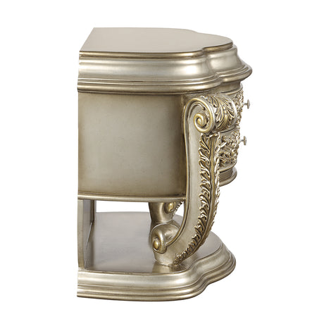 Danae Champagne Nightstand - Ornate Home