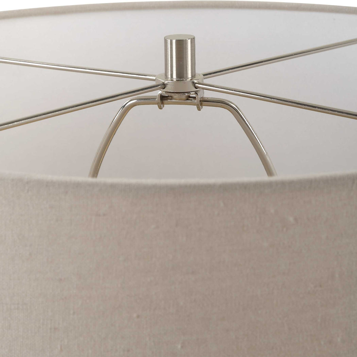 Danala Gray/White Stone Table Lamp - Ornate Home
