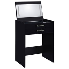 Danbury Black High Gloss Vanity Set - Ornate Home