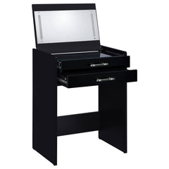 Danbury Black High Gloss Vanity Set - Ornate Home