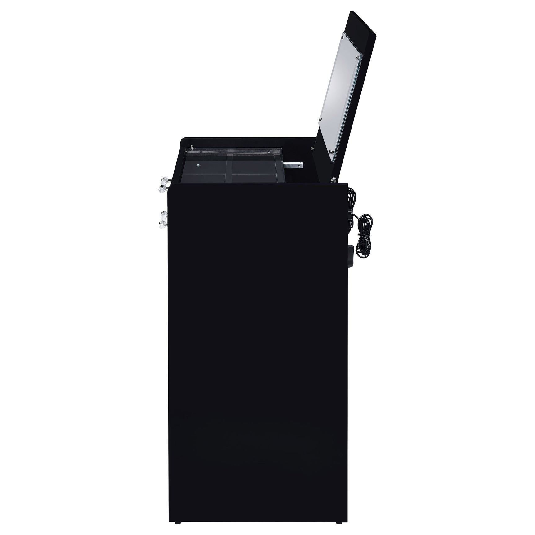 Danbury Black High Gloss Vanity Set - Ornate Home