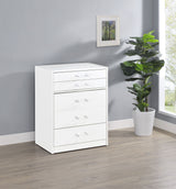 Danbury White High Gloss Vanity Set - Ornate Home