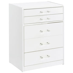 Danbury White High Gloss Vanity Set - Ornate Home