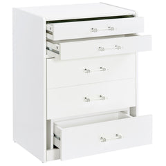 Danbury White High Gloss Vanity Set - Ornate Home