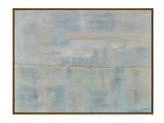 Dance At The Horizon Green/Blue Canvas - Ornate Home
