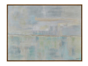 Dance At The Horizon Green/Blue Canvas - Ornate Home