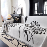 Dandelion Blanket Throw for Sofas Chenille Furniture Couch Cover, Couch Cushion Cover for Kids, Pets - Ornate Home