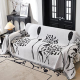 Dandelion Blanket Throw for Sofas Chenille Furniture Couch Cover, Couch Cushion Cover for Kids, Pets - Ornate Home