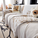Dandelion Blanket Throw for Sofas Chenille Furniture Couch Cover, Couch Cushion Cover for Kids, Pets - Ornate Home