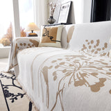 Dandelion Blanket Throw for Sofas Chenille Furniture Couch Cover, Couch Cushion Cover for Kids, Pets - Ornate Home