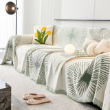 Dandelion Reversible Striped Couch Throw Cover for Living Room Pet Sofa Slipcovers Couch Protector - Ornate Home