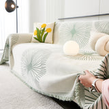 Dandelion Reversible Striped Couch Throw Cover for Living Room Pet Sofa Slipcovers Couch Protector - Ornate Home