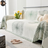 Dandelion Reversible Striped Couch Throw Cover for Living Room Pet Sofa Slipcovers Couch Protector - Ornate Home
