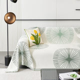 Dandelion Reversible Striped Couch Throw Cover for Living Room Pet Sofa Slipcovers Couch Protector - Ornate Home