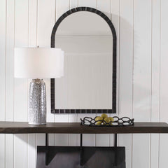 Dandridge Black Arch Mirror - Ornate Home