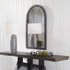 Dandridge Black Arch Mirror - Ornate Home
