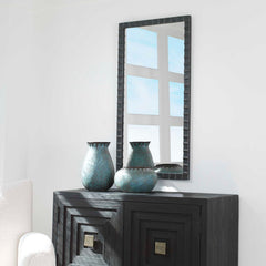 Dandridge Black Industrial Mirror - Ornate Home