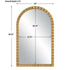 Dandridge Gold Arch Mirror - Ornate Home