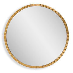 Dandridge Gold Round Mirror - Ornate Home