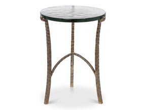 Dandy Bronze Round Side Table - Ornate Home