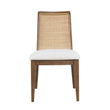 Dane Chestnut Cane Back Chair (Set of 2) - Ornate Home