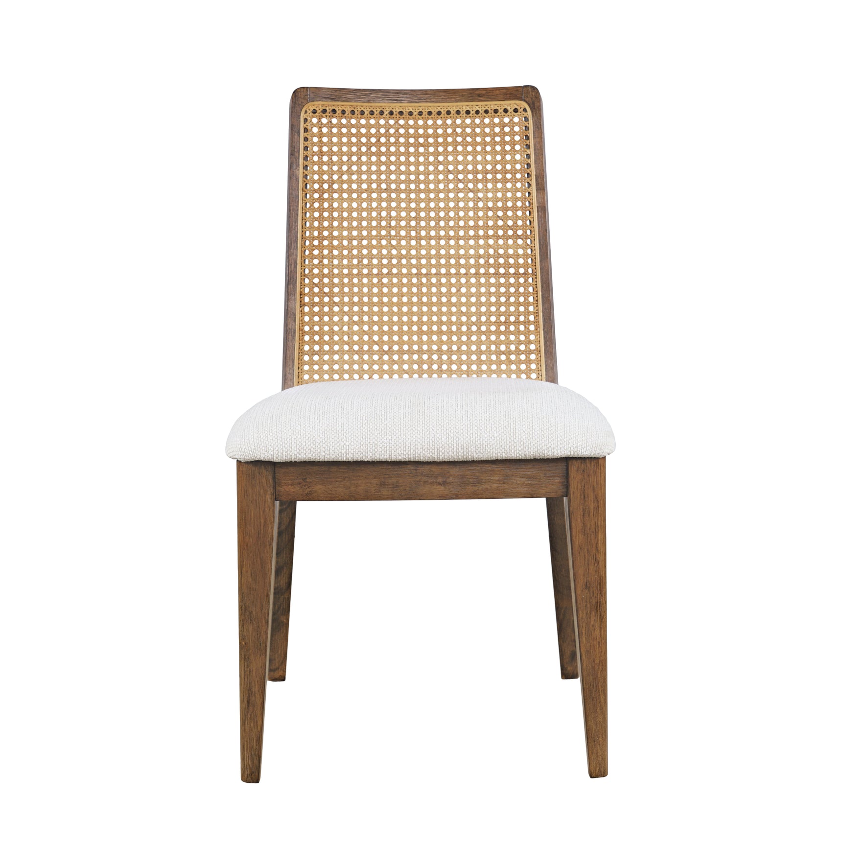Dane Chestnut Cane Back Chair (Set of 2) - Ornate Home