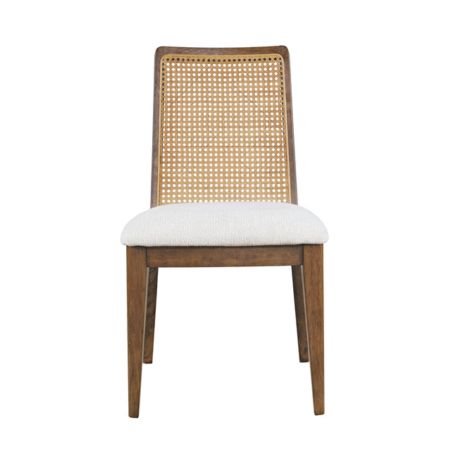 Dane Chestnut Cane Back Chair (Set of 2) - Ornate Home