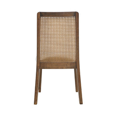 Dane Chestnut Cane Back Chair (Set of 2) - Ornate Home