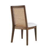 Dane Chestnut Cane Back Chair (Set of 2) - Ornate Home