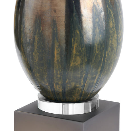 Dane Green/Grey Table Lamp - Ornate Home