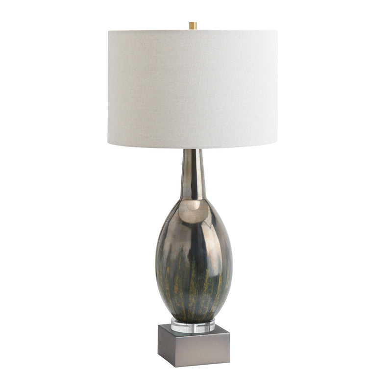 Dane Green/Grey Table Lamp - Ornate Home
