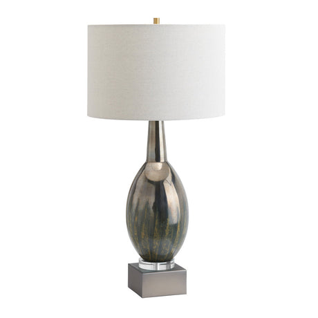 Dane Green/Grey Table Lamp - Ornate Home